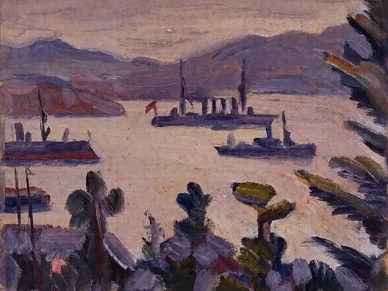 1883-Minami Kunzō - Porto di Kure
